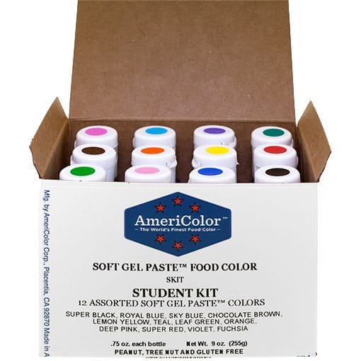 .75 Soft Gel Paste 12 Color Student Kit